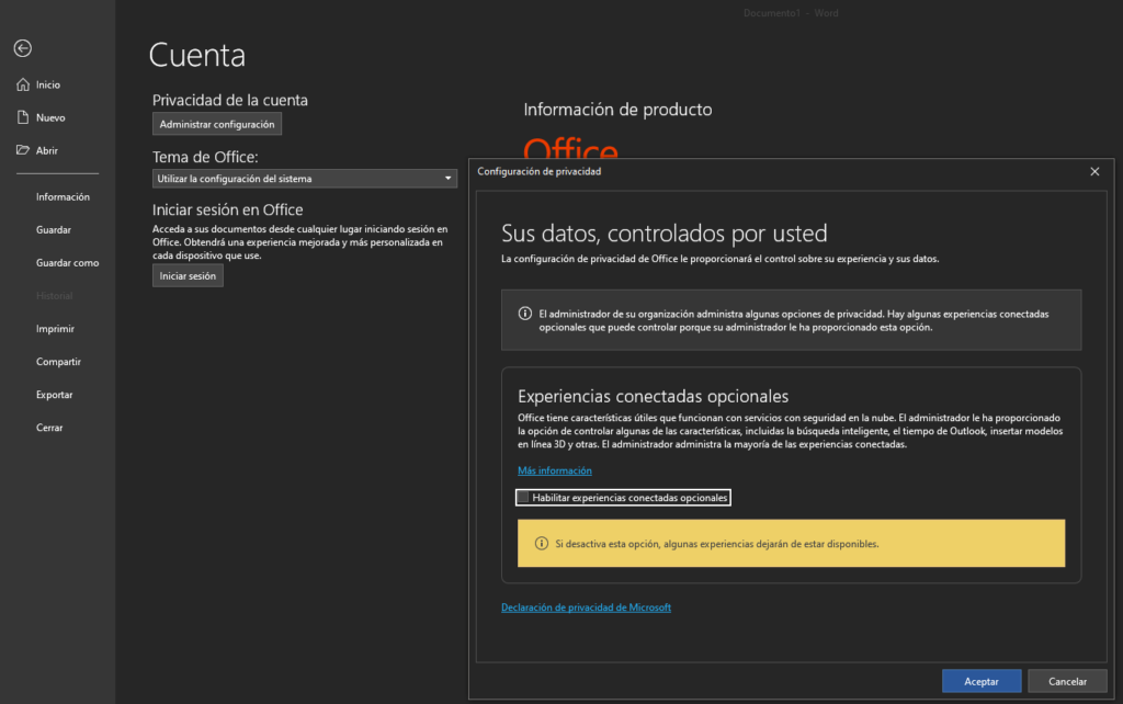 quitar mensaje acción necesaria su licencia no es original office 2019