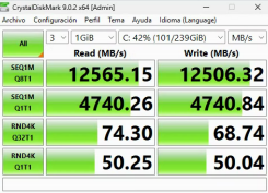 Benchmark SSD RAID 5 Dell T350 Prueba velocidad SSD RAID 5 Dell PowerEdge T350 WD Red